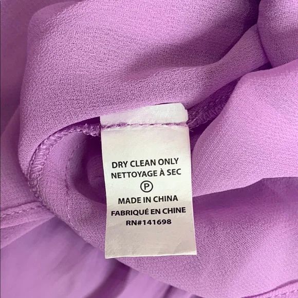 Ramy Brook Leon Ruffled A-Line Lilac Ruffle Sundress Size 7-8Y - Picture 4 of 5